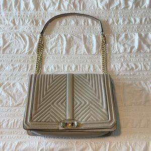 👜🌟Rebecca Minkoff Geo Quilted Jumbo Love Crossbody